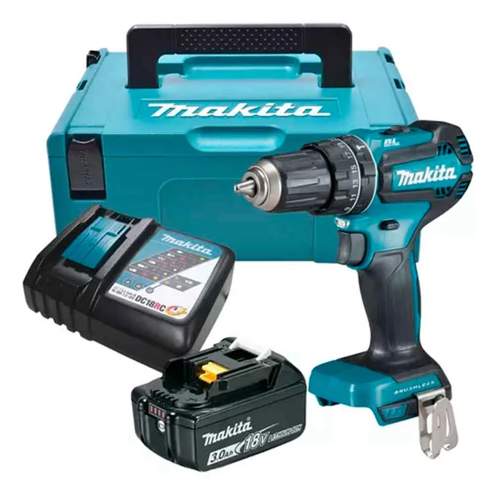 Furad/Paraf.Makita Bat. DHP485RF1J 18v 3ah Bivolt 
